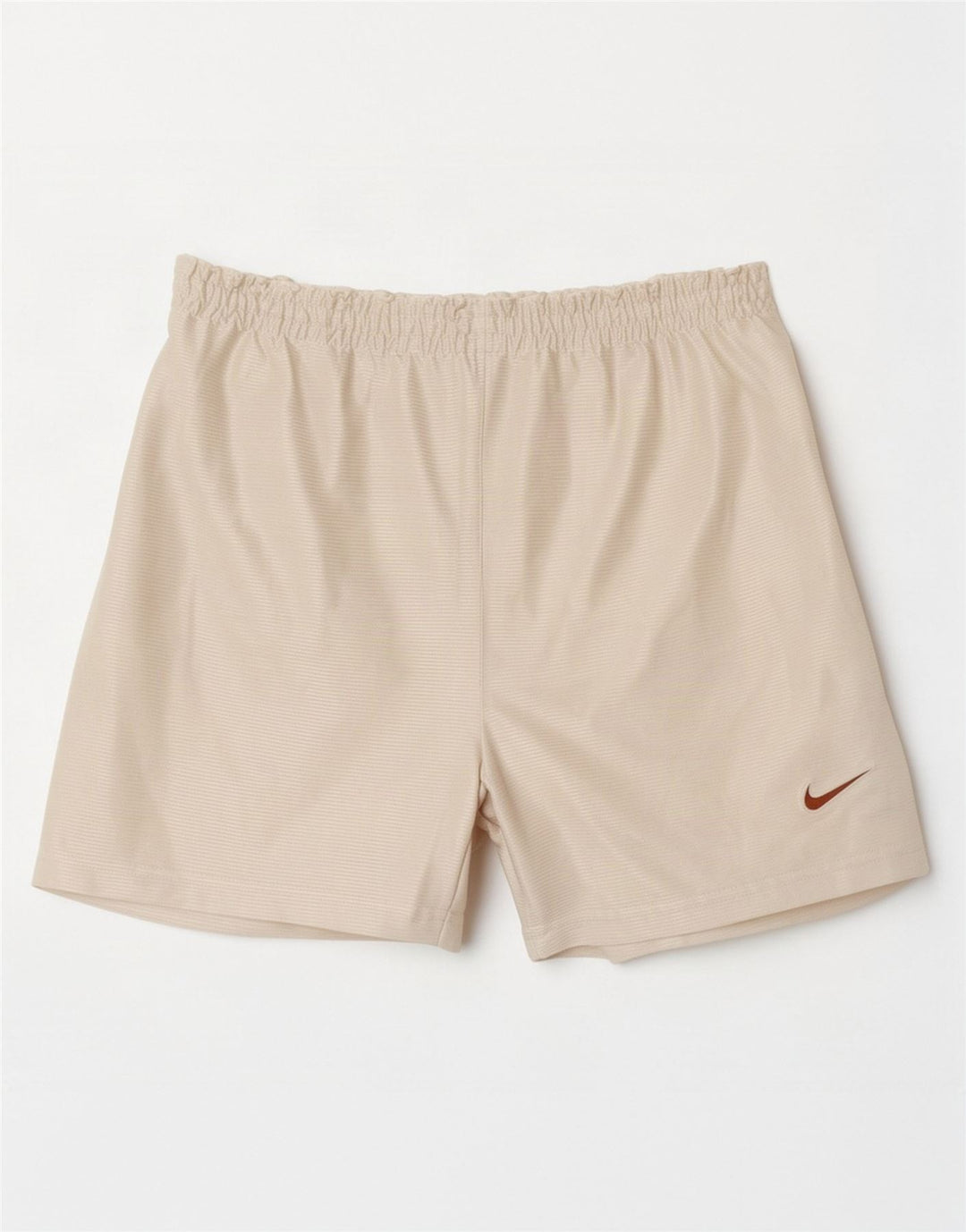 Nike - Pantalones cortos deportivos para hombre, talla 42/44, poliéster blanco grande