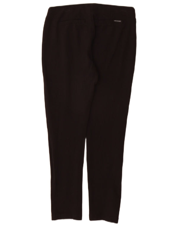 Dkny Mujer Pantalones Casuales Pitillo Pequeños W27 L29 Viscosa Negra