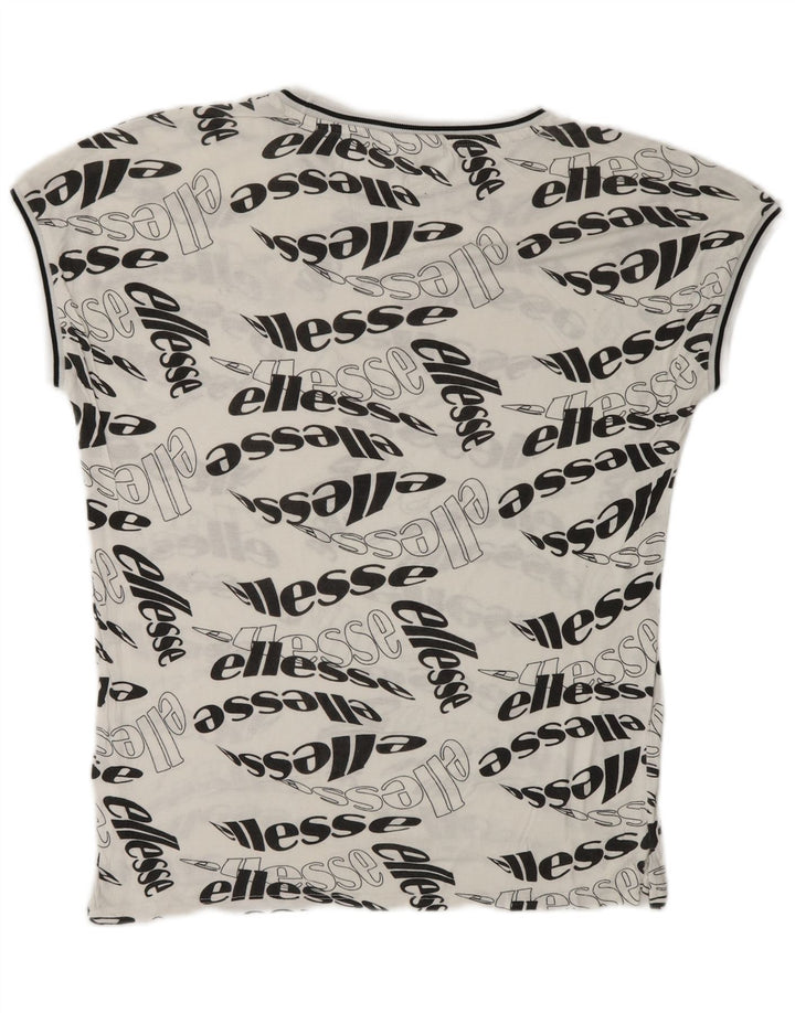 ELLESSE Camiseta gráfica para hombre Top Small White