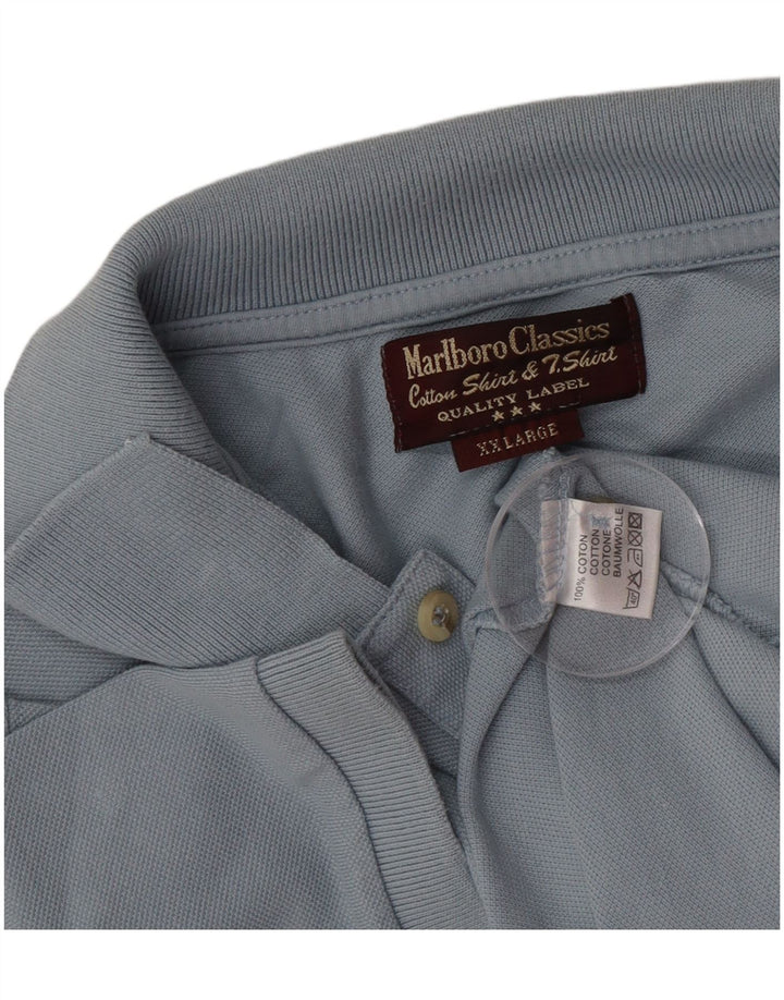 Marlboro Classics Polo Hombre 2XL Algodón Azul