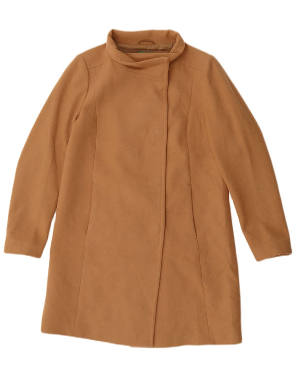 United Colors of Benetton Abrigo Mujer UK 8 Small Lana Beige