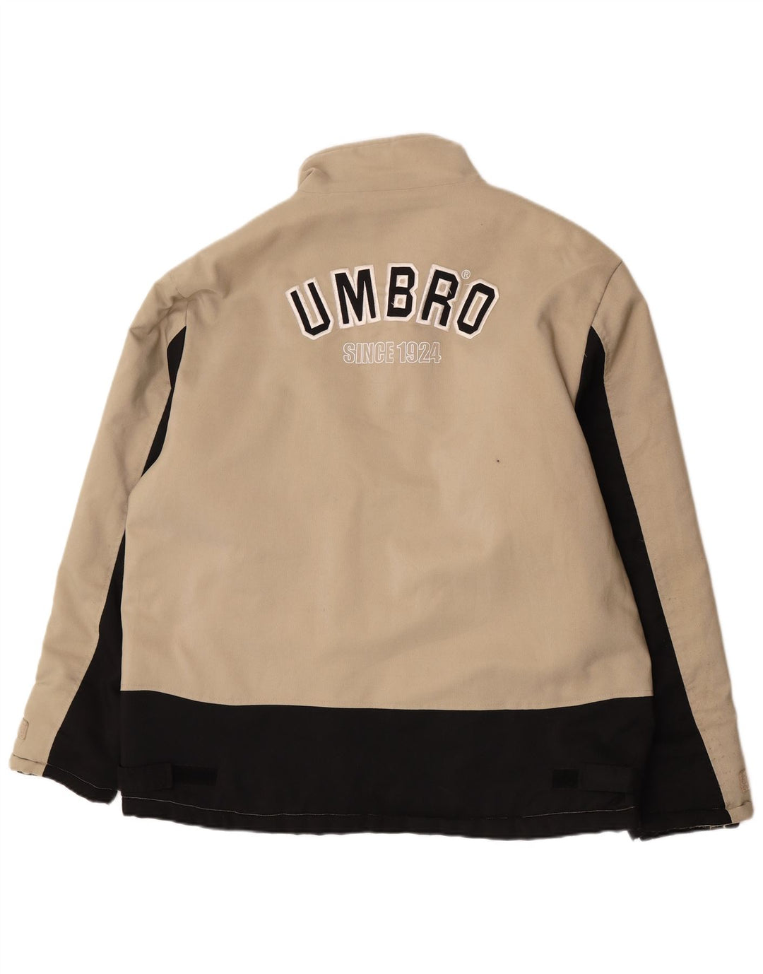 Chaqueta cortavientos para mujer Umbro UK 44 2XL Nylon color block beige