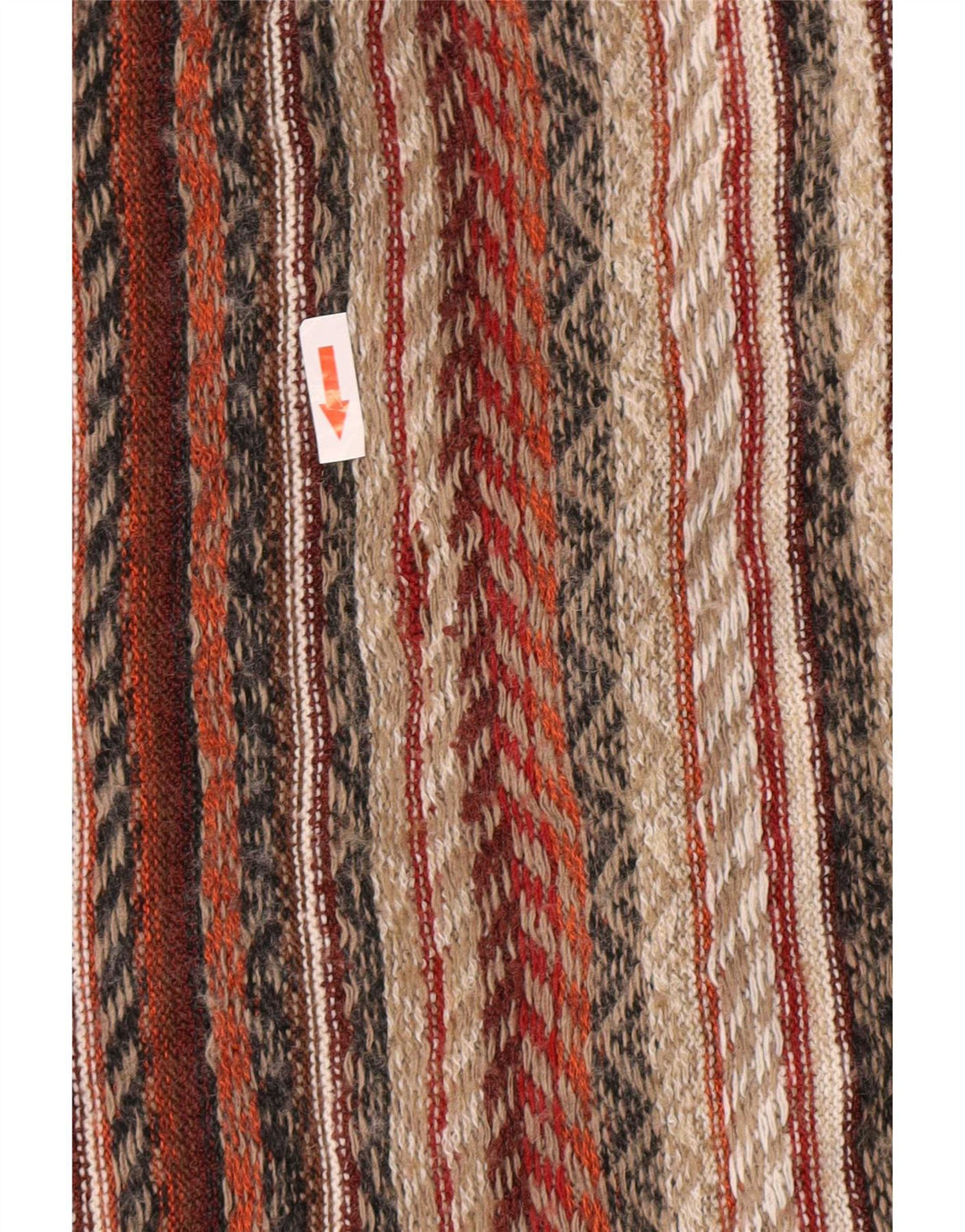 Chaleco vintage para hombre grande a rayas multicolores
