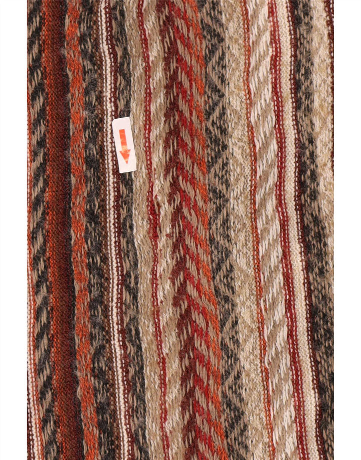 Chaleco vintage para hombre grande a rayas multicolores