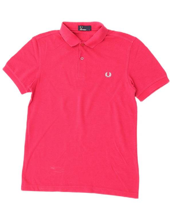 Fred Perry Polo para mujer UK 10 Small Pink