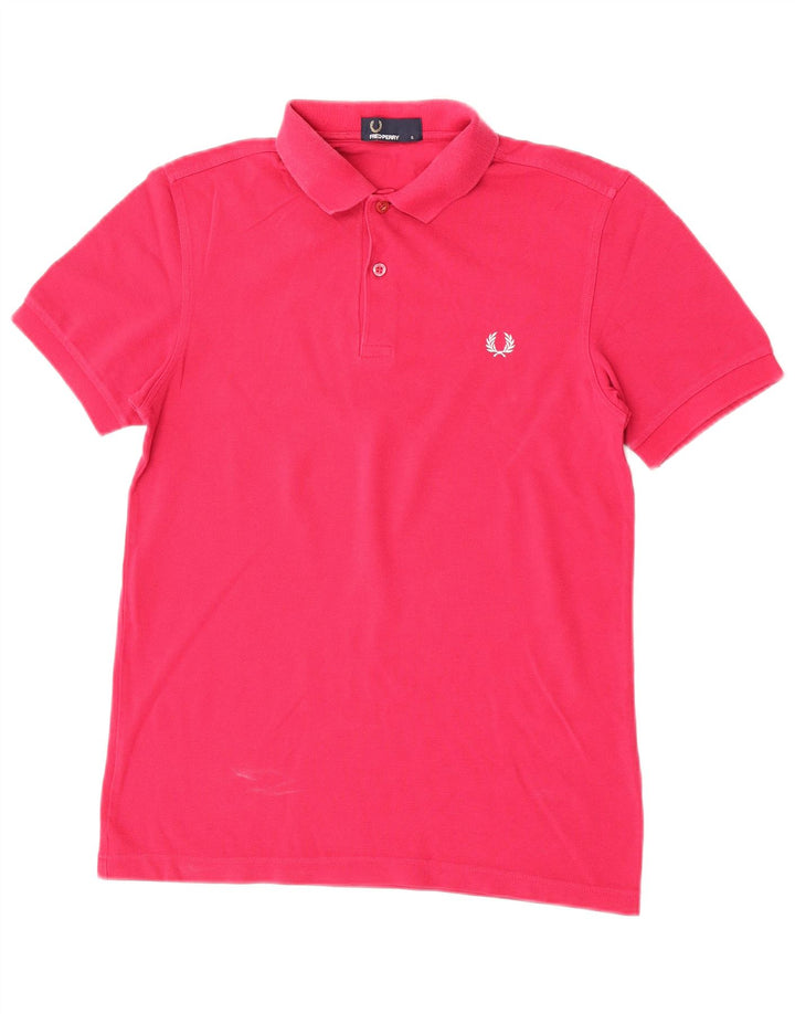Fred Perry Polo para mujer UK 10 Small Pink