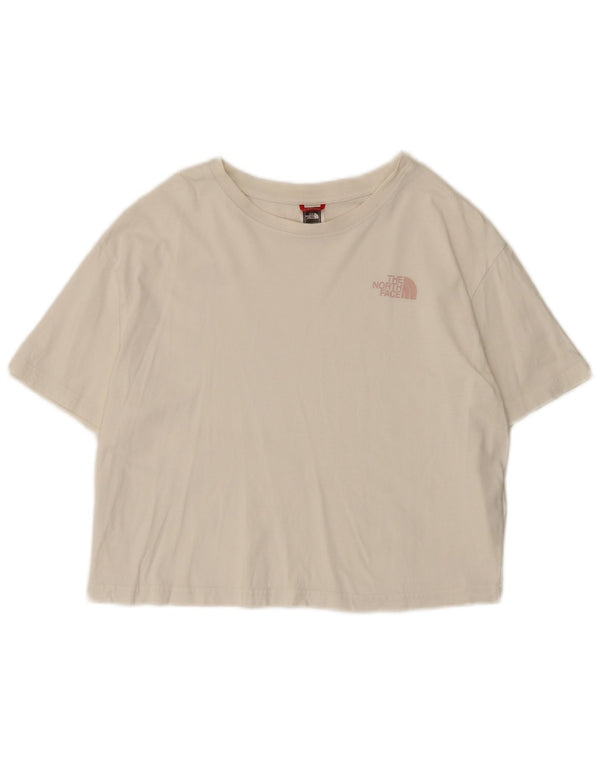 The North Face Camiseta corta para mujer UK 46 Grande Algodón blanco