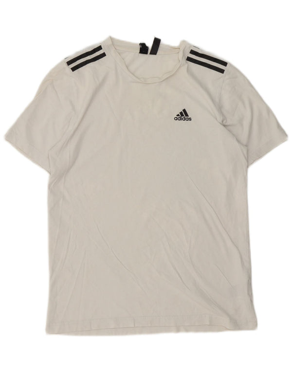 ADIDAS Camiseta Hombre Top Small Blanco Algodón