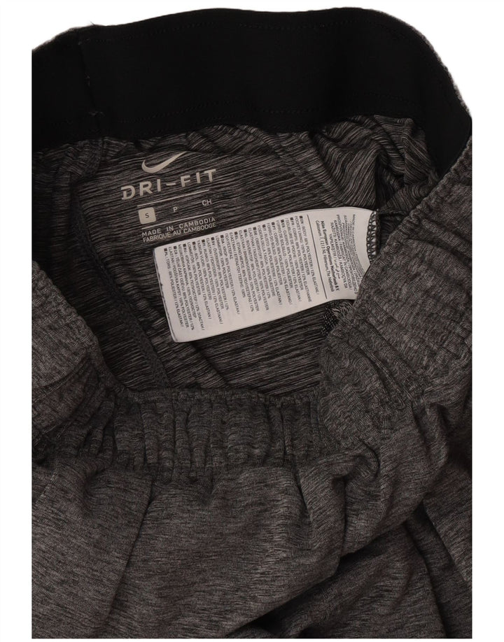 Nike - Pantalones cortos deportivos Dri Fit para hombre, poliéster gris pequeño