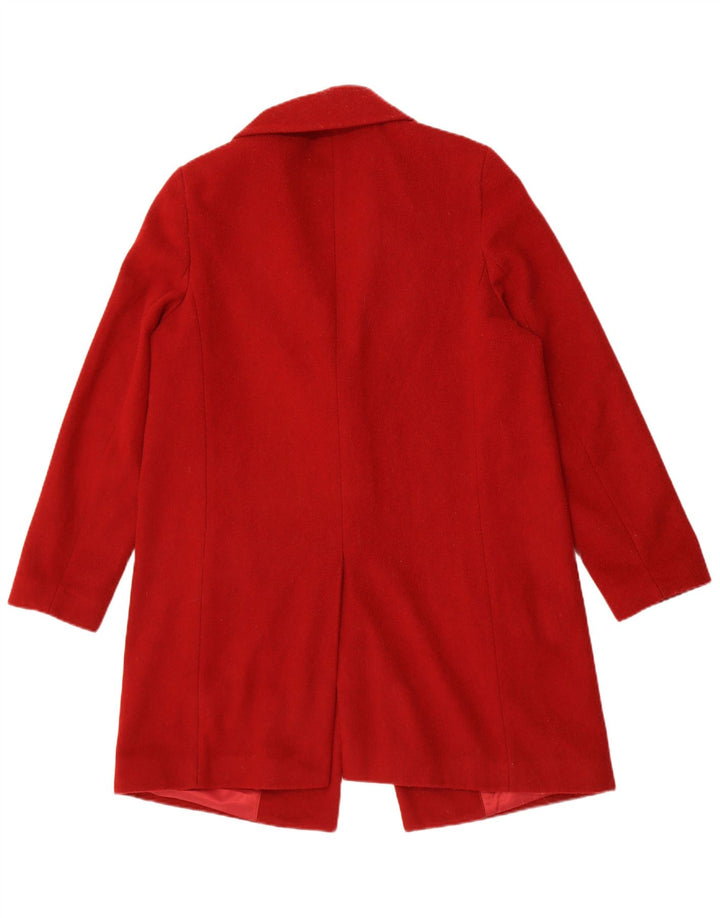 Abrigo Jaeger para mujer Reino Unido 12 Lana roja mediana