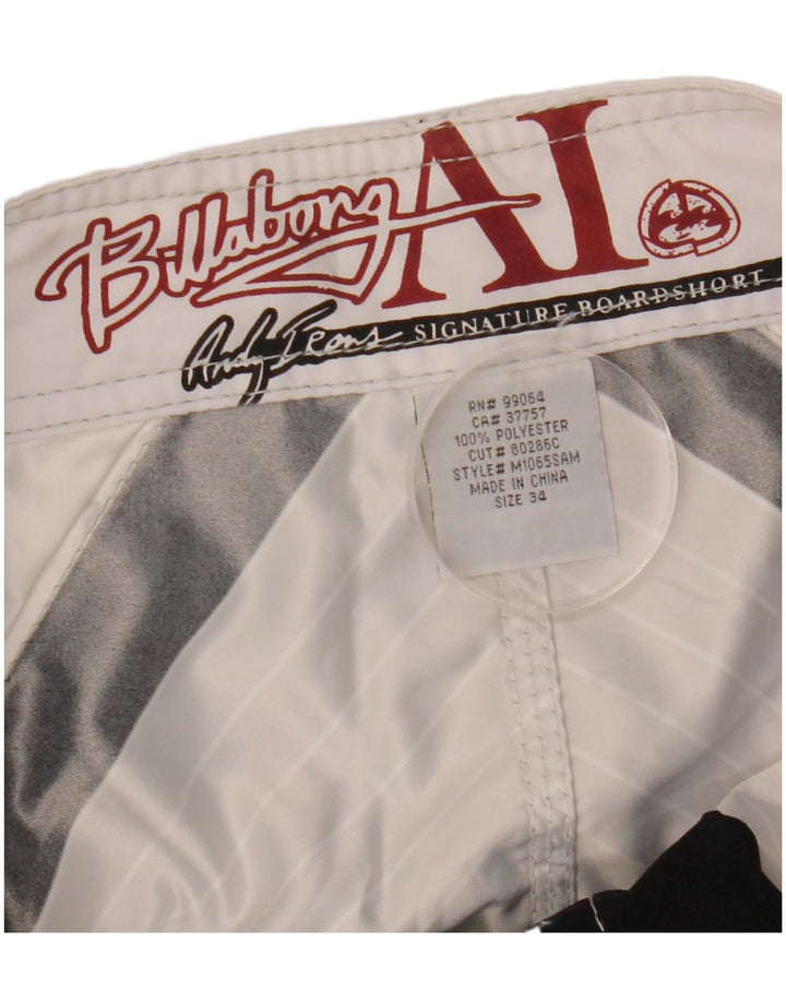 BILLABONG Bañador con estampado gráfico para hombre Poliéster color block rojo grande