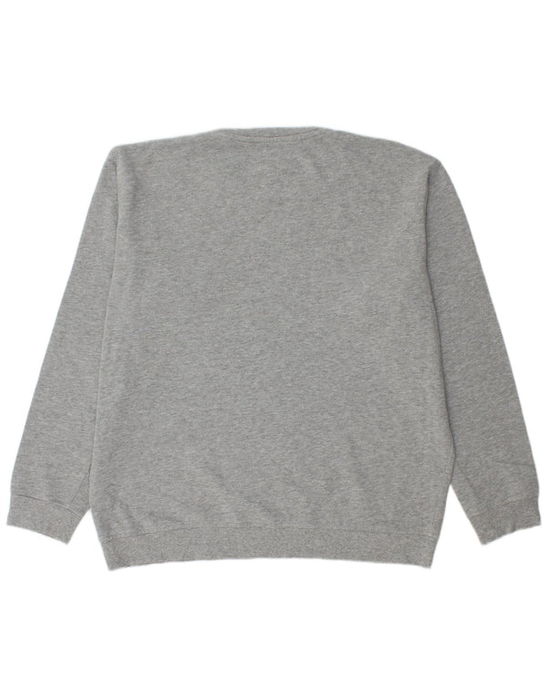 LYLE & SCOTT Jersey de cuello redondo para hombre 2XL Algodón gris