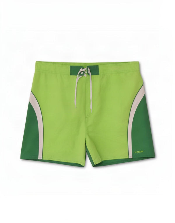 Brugi Bañador Hombre XL Verde Colorblock Poliéster