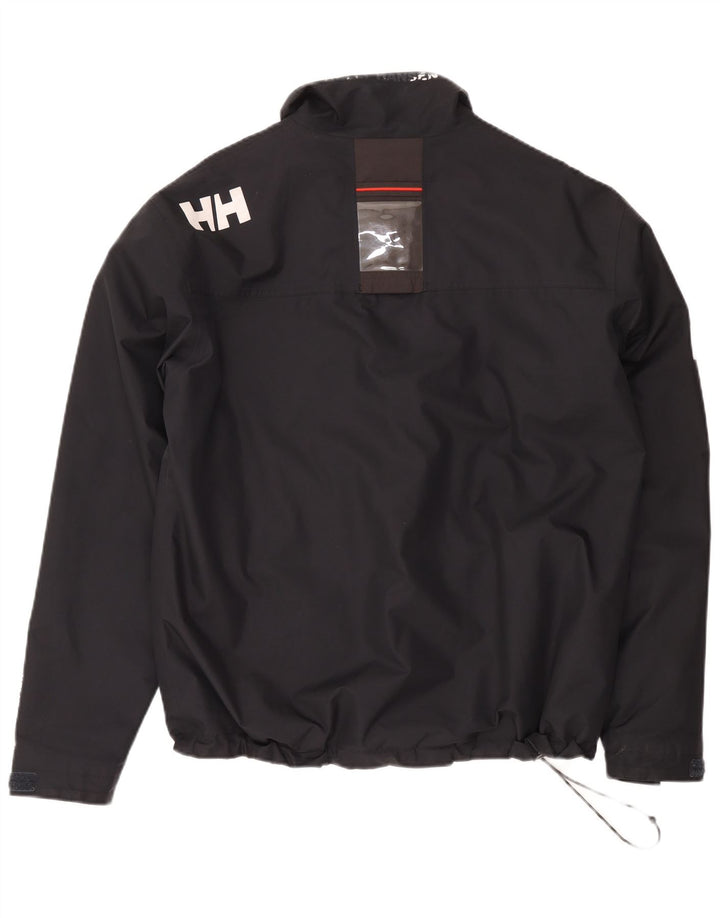 Helly Hansen Chaqueta cortavientos gráfica para hombre UK 42 XL Poliéster negro