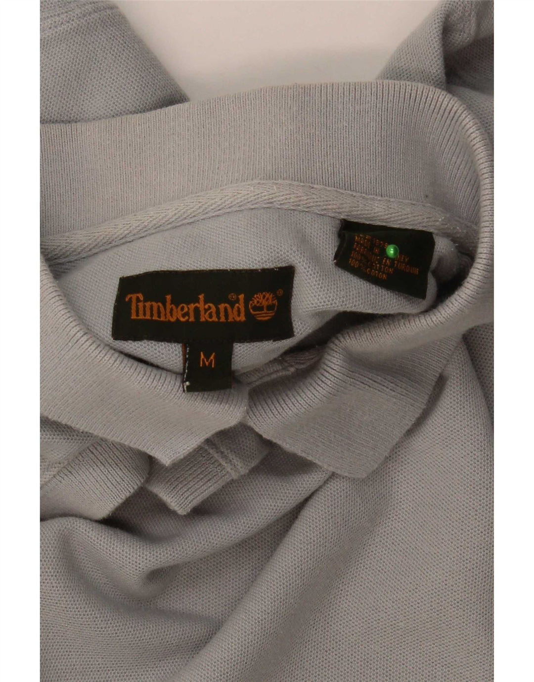 Timberland Polo Hombre Algodón Gris Medio