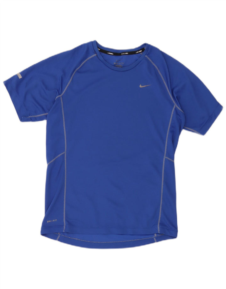 Camiseta Nike Dri Fit para hombre, talla pequeña, azul