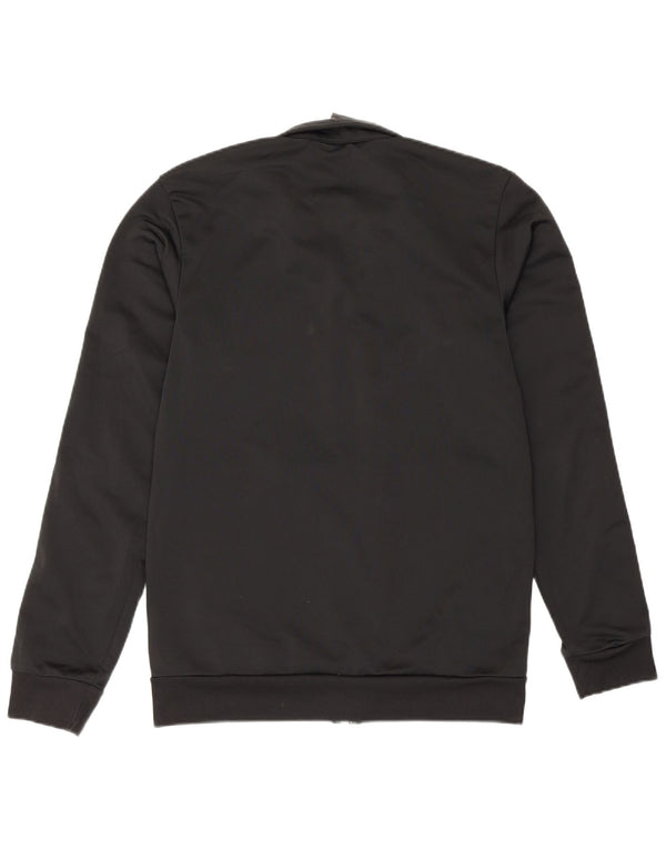 Adidas Hombre Chándal Top Chaqueta Pequeña Poliéster Negro