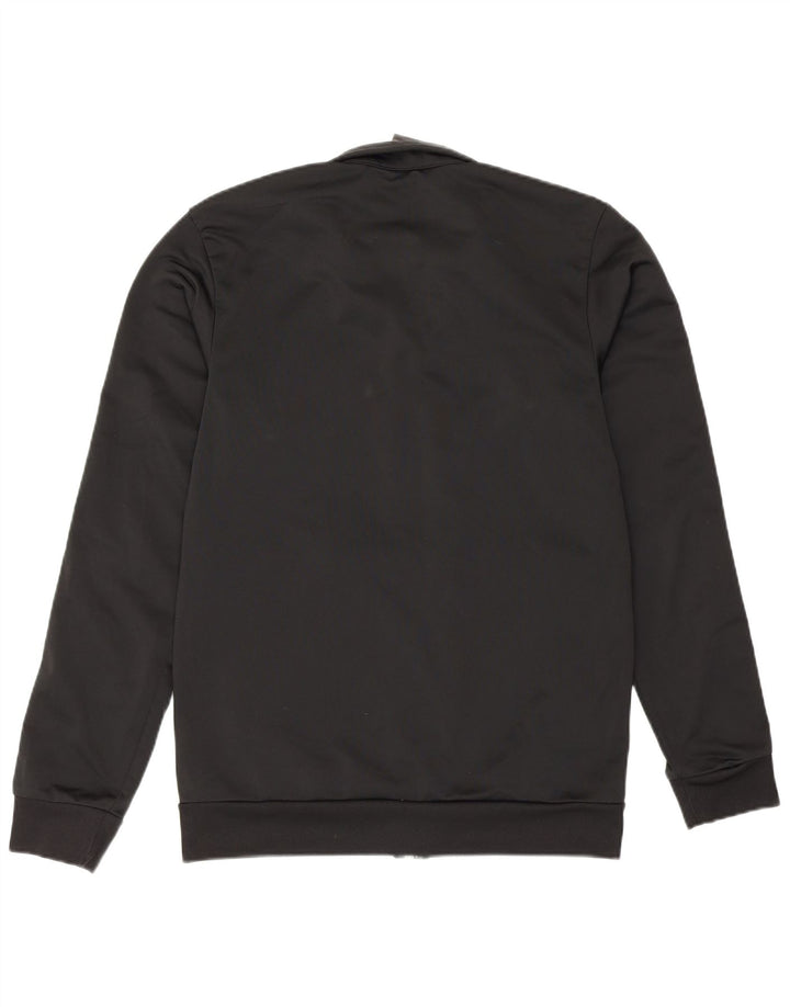 Adidas Hombre Chándal Top Chaqueta Pequeña Poliéster Negro