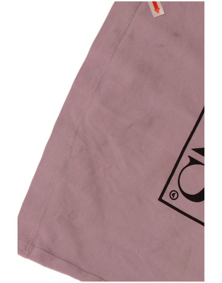 ARMANI JEANS Camiseta gráfica para mujer Top EU 36 Small Púrpura