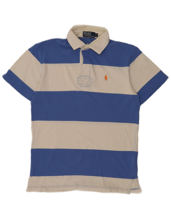 Polo Ralph Lauren Polo para hombre pequeño de algodón a rayas azules