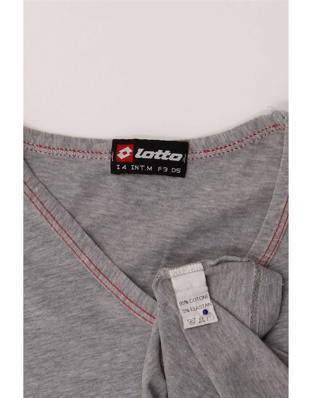 Lotto Camiseta para mujer Top UK 40 Algodón gris medio