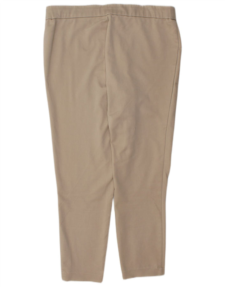 CALVIN KLEIN Pantalón Legging Mujer XL W36 L28 Algodón Beige