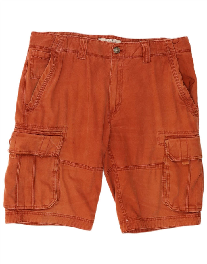 Pantalones cortos tipo cargo para hombre Fat Face W36 Algodón naranja grande