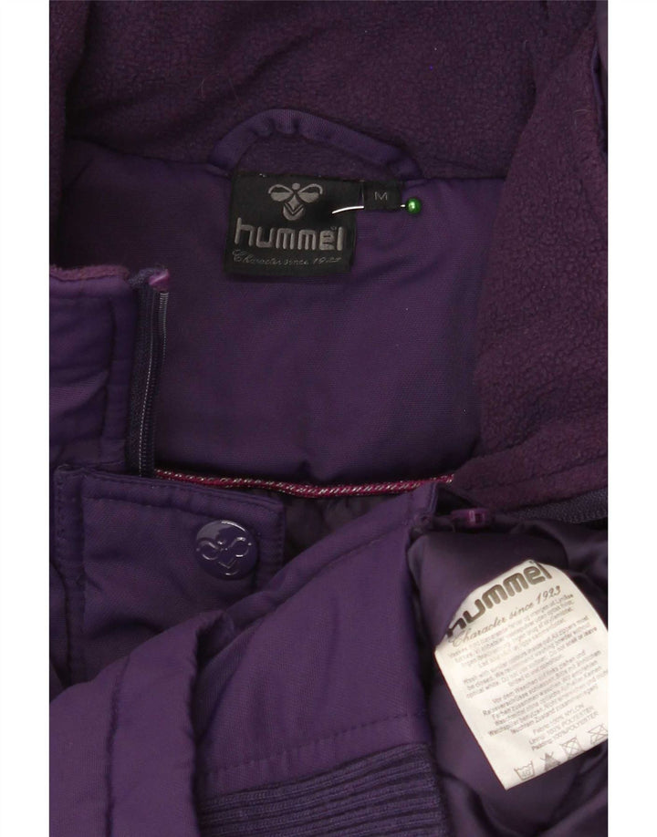 Hummel Chaqueta acolchada con capucha para mujer UK 44 Mediana Púrpura Nylon