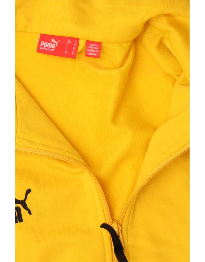 Puma Chaqueta Top De Chándal Para Hombre Poliéster Color Block Amarillo Medio
