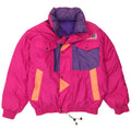 Chaqueta de esquí reversible con capucha para hombre de Noruega UK 38 Medium Pink Colourblock
