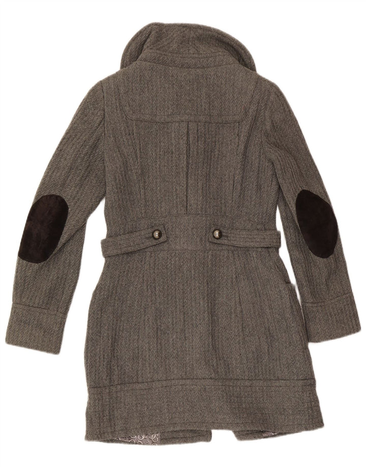 Guess Trenca para mujer UK 10 Small Gris Poliéster
