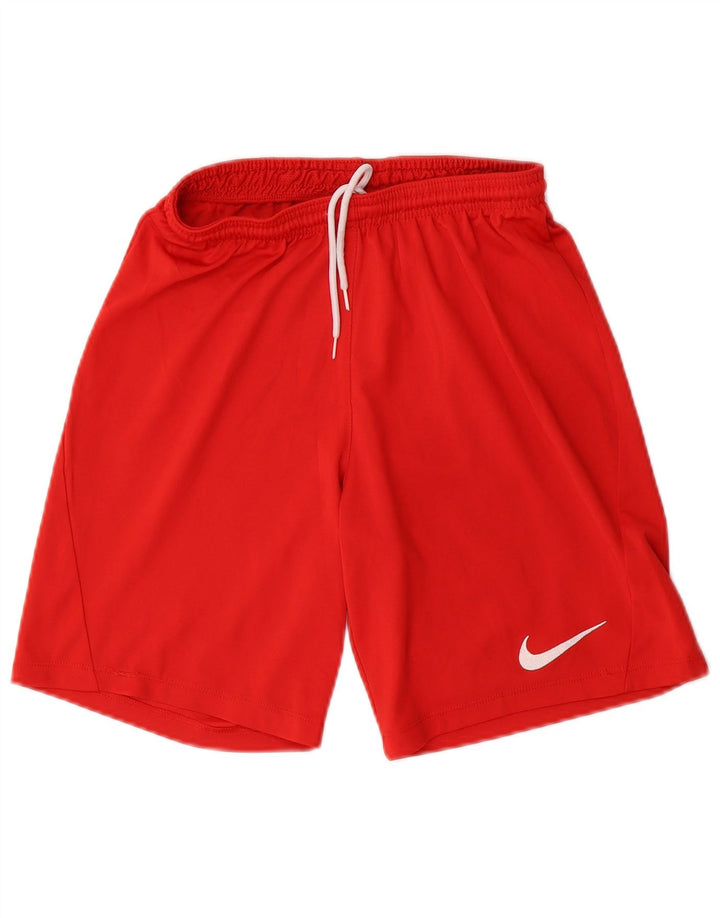 Nike Dri Fit Slim - Pantalones cortos deportivos para hombre (poliéster), color rojo