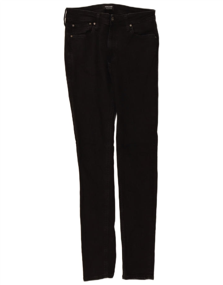 JACK & JONES Vaqueros pitillo para hombre W32 L34 Negro