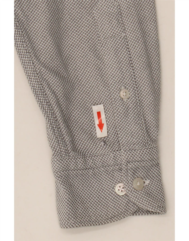 Camisa Massimo Dutti Hombre Gris Medio