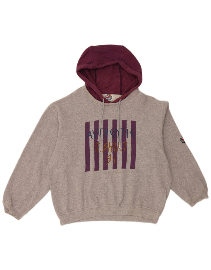 L'Equipe Jersey con capucha y ajuste holgado para mujer UK 20 2XL Algodón gris