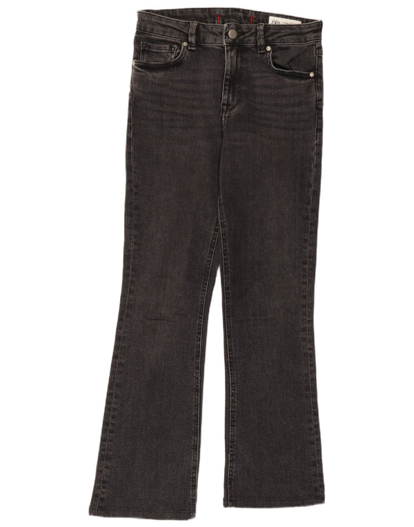 Zara Jeans Bootcut Mujer EU 36 XS W26 L27 Algodón Gris