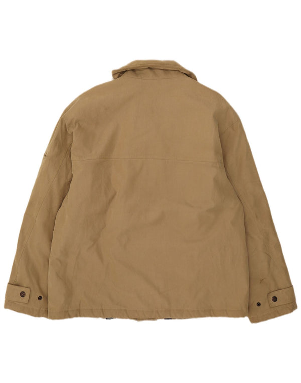 Navigare Chaqueta cortavientos para hombre UK 42 XL Poliéster beige