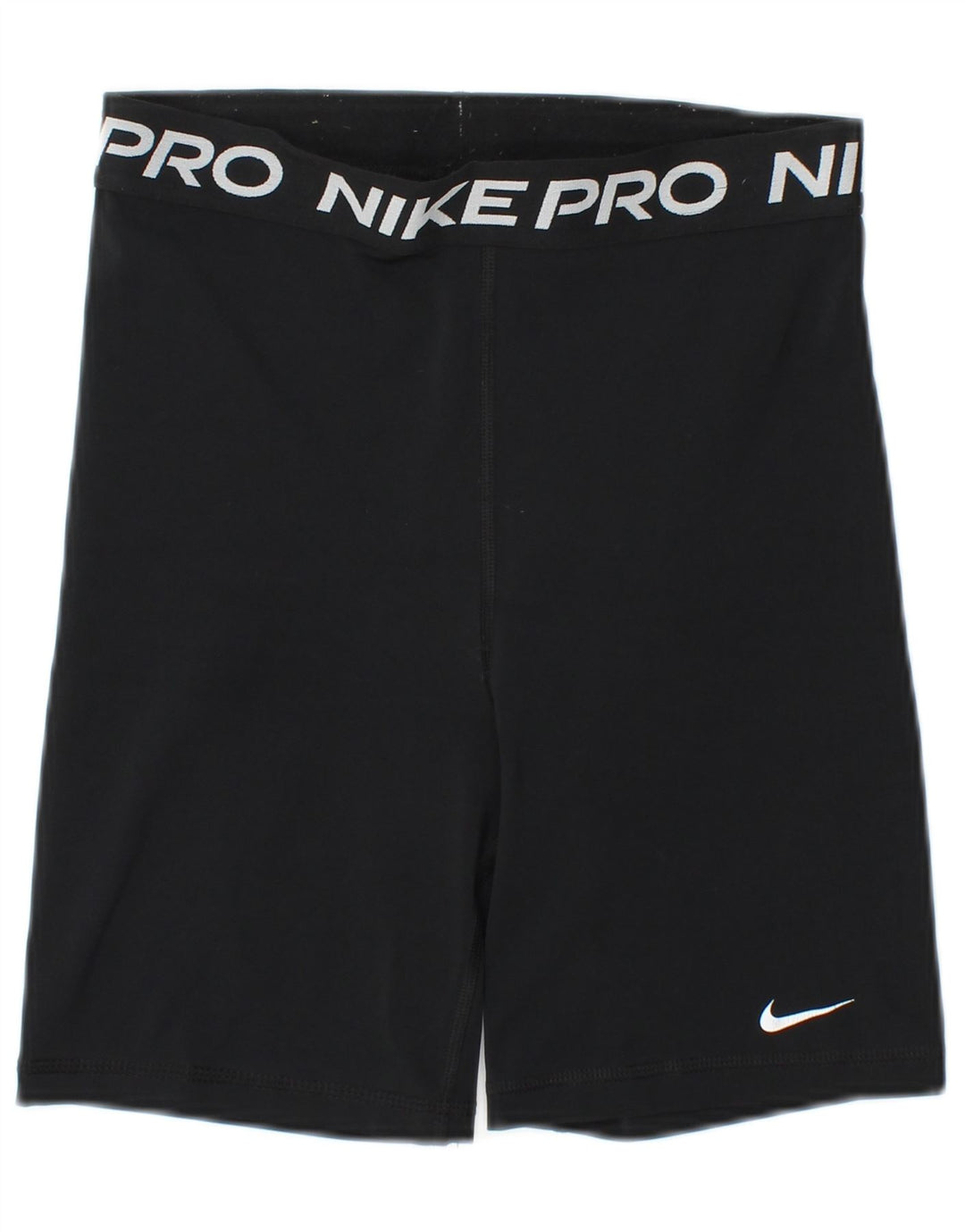 NIKE Pantalones cortos deportivos Dri Fit Graphic para mujer, talla 8, color negro