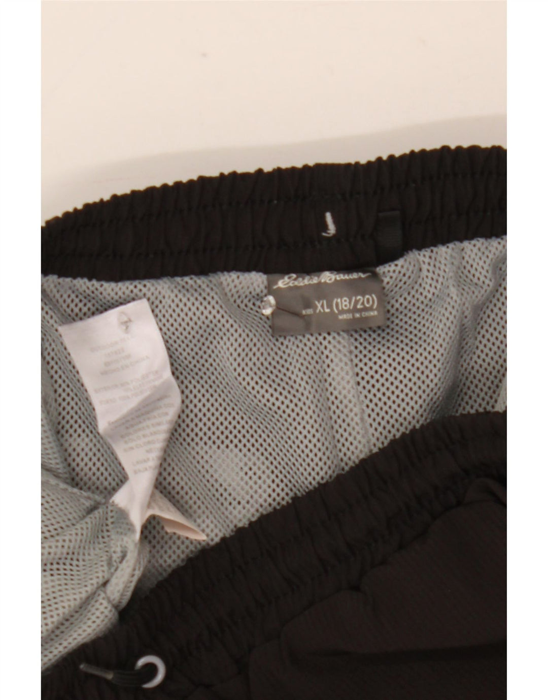 Eddie Bauer Bañador para niño 15-16 años XL Negro Poliéster