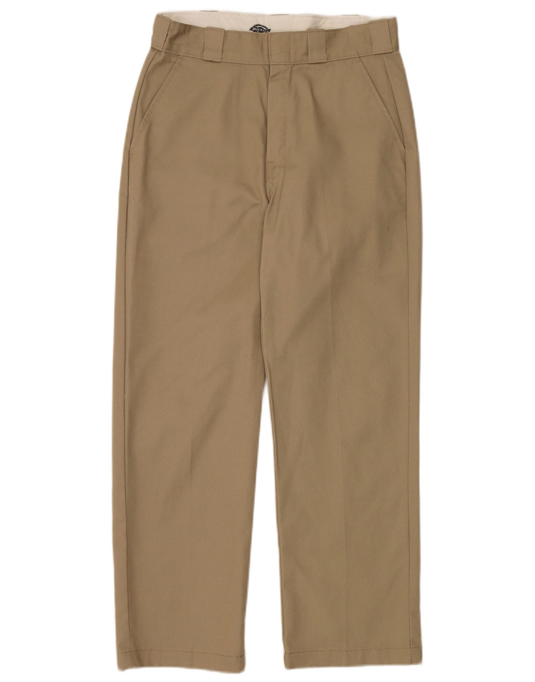DICKIES Pantalón chino recto para hombre W28 L27 Poliéster caqui