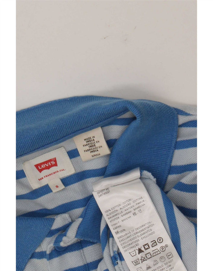 Levi's Polo Para Hombre De Algodón A Rayas Azul Pequeño
