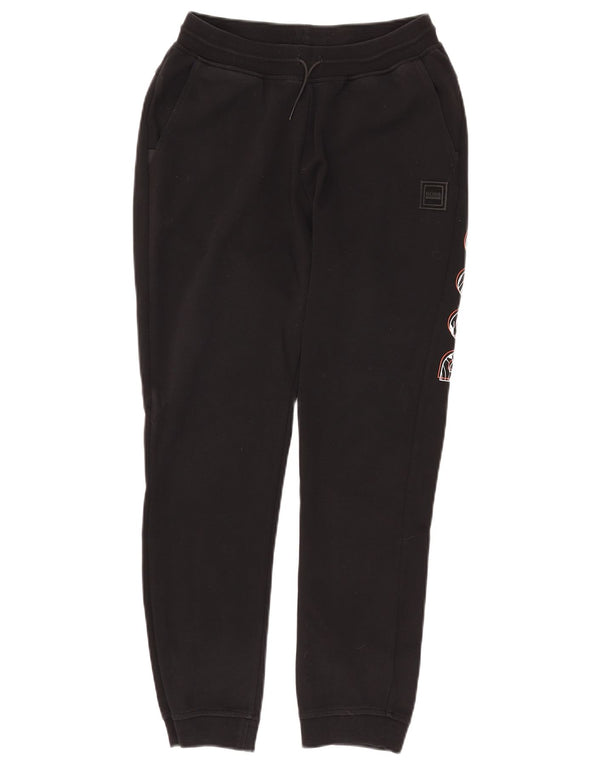 Hugo Boss Pantalones de chándal con estampado gráfico para niño 13-14 años Algodón negro