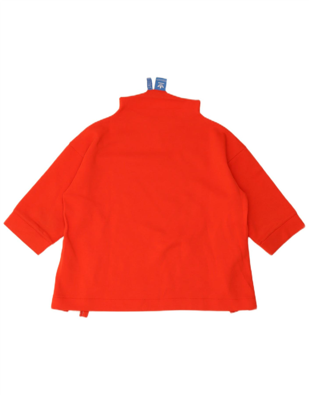 Adidas - Sudadera con gráfico de gran tamaño para mujer, talla 10, color rojo