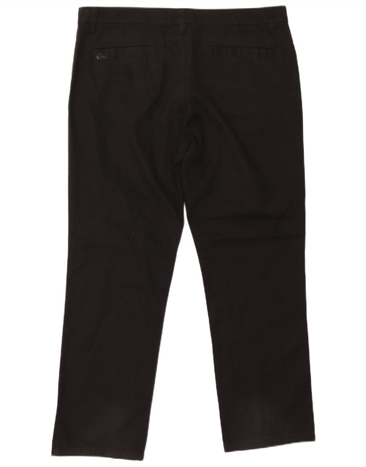Pantalón chino recto QUIKSILVER para hombre W38 L31 Poliéster negro