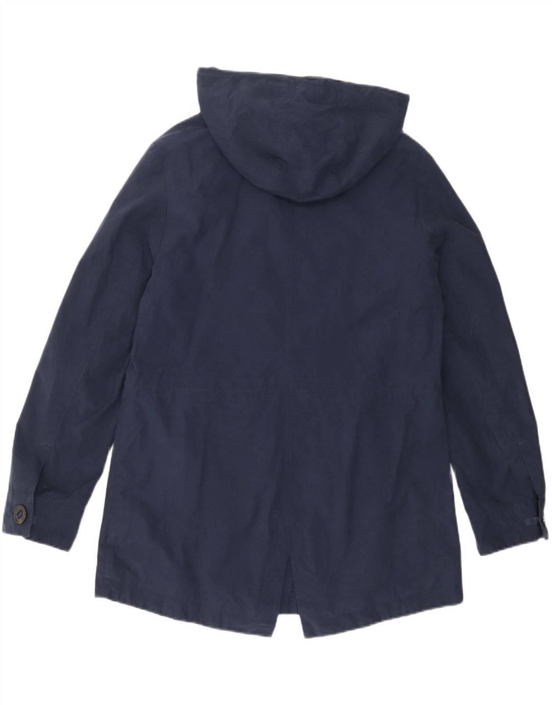 Marks & Spencer Chaqueta utilitaria con capucha para mujer UK 12 Medium Azul marino Algodón