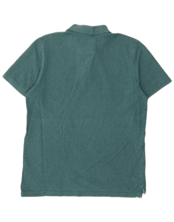 Crew Clothing Polo para hombre de algodón verde grande