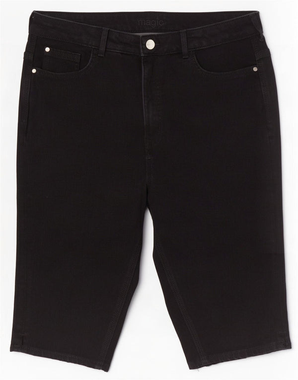 Marks & Spencer Bermudas vaqueras para mujer UK 16 Large W32 Algodón negro