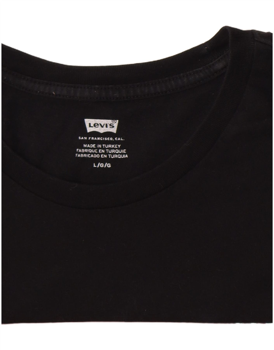 Levi's - Camiseta gráfica para hombre, talla grande, color negro