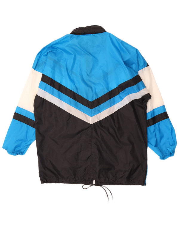 Jako Hombre Chaqueta De Chándal Con Capucha XL Nylon Color Block Azul