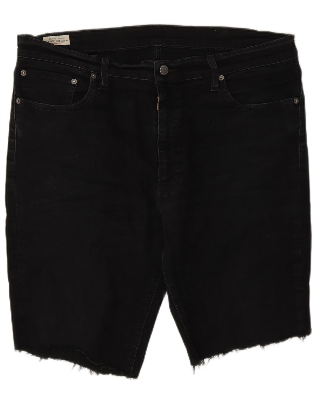 Levi's Mens 511 pantalones cortos de mezclilla W38 XL algodón negro